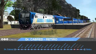 CABRED - RETIRO | Servicio Completo Línea San Martín | MSTS & Open Rails #31