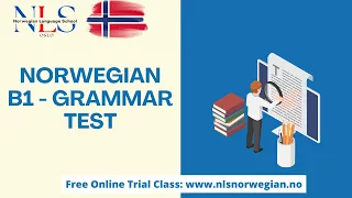 Learn Norwegian | Norwegian B1 - Grammar Test | Norsk B1 - Grammatikk  Test | Episode 136