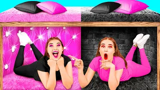 Secret Rooms Under The Bed | Rich VS Broke Funny Moments by HAHANOM Challenge