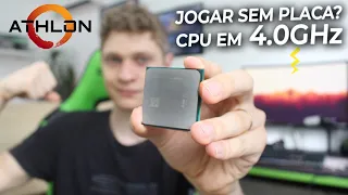 JOGAR SEM PLACA DE VÍDEO? ATHLON 3000G EM AÇÃO! TESTE EM JOGOS DIVERSOS!