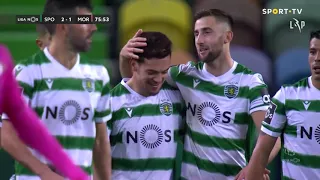 Goal | Golo Pedro Gonçalves: Sporting (2)-1 Moreirense (Liga 20/21 #8)