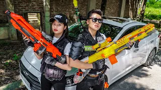 LTT Game Nerf War : Warriors SEAL X Nerf Guns Fight Group Rocket Crazy Ambushes Police