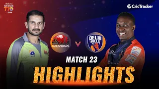 Match 23 - Qalandars vs Delhi Bulls Highlights | Season 4, Abu Dhabi T10 League 2021