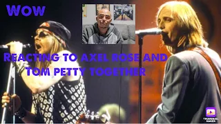 Thomas G reacting to Tom petty and axel rose together singing free falling?!?!? #live #music