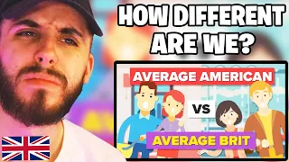 Brit Reacts to Average American vs Average British Person - How Do They Compare?