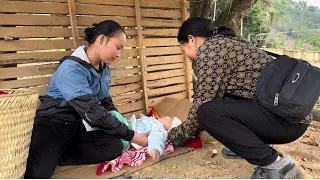 17 Year Old Single Mother - survives with her daughter.Harvests chicken eggs_goes to market to sell