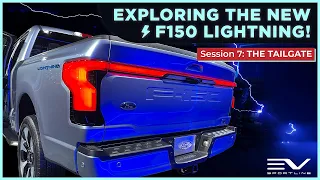 Exclusive! Ford's new F150 Lightning Electric Truck - Full review of Bed, Tailgate and Power outlets