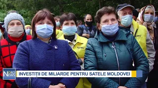 INVESTIȚII DE MILIARDE PENTRU SATELE MOLDOVEI