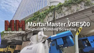 MortarMaster Sand/Screed Pump - Screed Conveying for High-rise Building