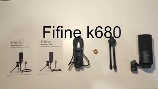 МИКРОФОН FIFINE K680. АКТУАЛЕН ЛИ В 2024?