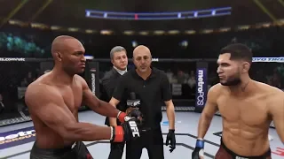 Kamaru Usman vs. Jorge Masvidal (EA Sports UFC 3) - Crazy UFC 👊🤪