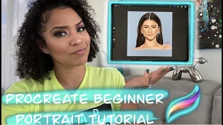 Easy Procreate Beginner Portrait Tutorial