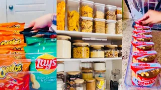 Restock Refill Organizing Pantry Fridge Snacks Candy Laundry Satisfying ASMR Tiktok Compilation