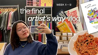 An End to a 12-Week Journey | The Artist's Way Week 11 + 12