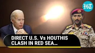 Houthis Claim Direct Missile Attack On U.S. Warship In Red Sea; ‘Forced Them To Retreat…’ | Watch