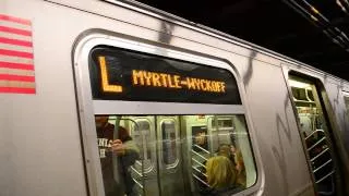 MTA New York City Subway : Myrtle Avenue - Wyckoff Avenue Bound R143 L Train @ Grand Street