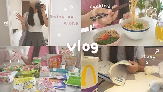 Japanese high school student spending summer vacation alone vlog