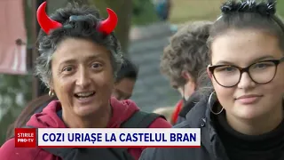 Pandemia nu a ținut turiștii departe de reședința Contelui Dracula în ziua de Halloween