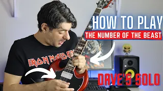 TUTORIAL - How to play Dave Murray's solo on The Number Of The Beast