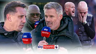 Erik ten Hag IN or OUT? 😬 | Gary Neville, Jamie Carragher and Louis Saha debate ETH's future