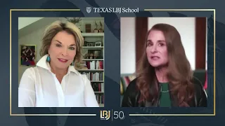 Melinda Gates, Pat Mitchell lightning round at LBJ 50