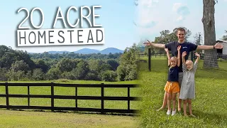 20 ACRE HOMESTEAD TOUR! // Where We’re Starting From.