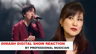 Sang Shen's reaction to Dimash's first online concert and the song "Be with me" [SUB]