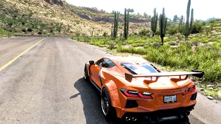 Driving Chevrolet Corvette C8 on RTX 3060 Ti in Forza Horizon 5 Max Graphics 4K Gameplay