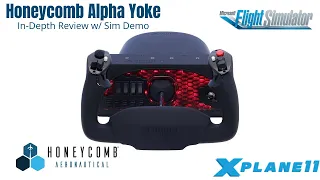 Honeycomb Yoke Review - Alpha Flight Controls In-Depth Review w/ Simulator Demo