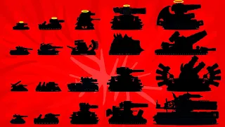 Эволюция гибридов Густав vs КВ-44 vs Мортира - Мультики про танки