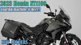 2023 Honda NT1100  Touring Machine Is here! - New Colours & Features