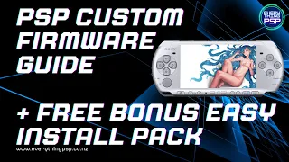 Just Bought Your First PSP in 2024?! Must Watch CFW Custom Firmware Guide + Easy Install Pack!