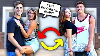 Switching Girlfriends With Jatie Vlogs For 24 Hours - Challenge