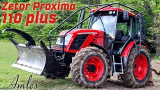 Zetor Proxima 110 plus, Presentation of a new tractor with forest superstructure,winch Tajfun, Amles