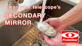 Professionally clean your telescope's secondary mirror. It's easy!