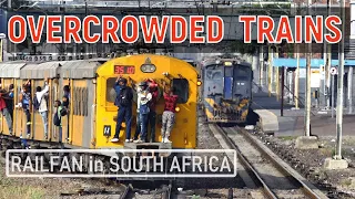 Overloaded Trains + BONUS: 2 freight trains moving goods | Metrorail Cape Town | Train South Africa