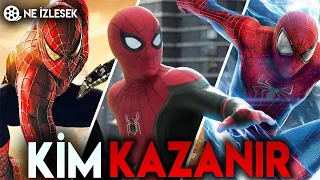 3 SPIDERMAN ARASINDA EN GÜÇLÜSÜ HANGİSİ | TOM VS TOBEY VS ANDREW | SPIDER MAN NO WAY HOME