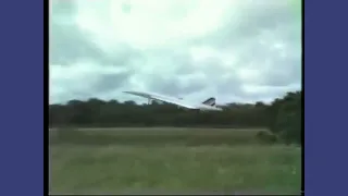 Concorde Air France au départ de Guyane