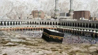 Nature is merciless! Devastating floods rage in Mecca, Saudi Arabia