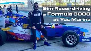 Sim Racer driving a real Formula 3000 car at Yas Marina - Abu Dhabi - Best Lap - Jan 05th, 2023