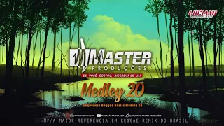 Medley 20 Sequencia Reggae Remix Master Produções