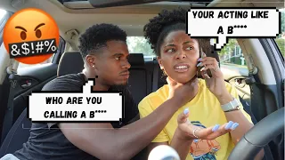 Calling My Boyfriends Mom The "B"  Word Prank To See His Reaction... *HE LEFT ME*