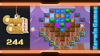 Candy Crush Saga Level 244 - No Boosters (New Version)