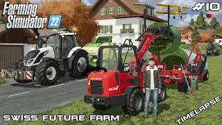 Wrapping 70 GRASS BALES with XTractor and @kedex | Future Farm | Farming Simulator 22 | Episode 10