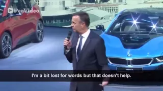 BMW CEO Harald Krueger Collapses On Stage At Frankfurt Motor Show 2015