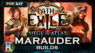 PoE 3.17 MARAUDER BUILDS - PATH OF EXILE SIEGE OF THE ATLAS -    ARCHNEMESIS LEAGUE