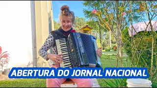 Bia ensina - Abertura do Jornal Nacional na sanfona - Video aula