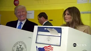 Donald Trump Votes with Melania, Ivanka | Election 2016