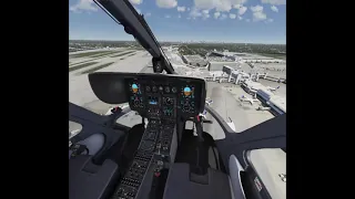 Aerofly FS2 VR Miami Helicopter Takeoff