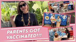 GETTING MY PARENTS VACCINATED! | Small Laude